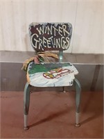 Decorative Winter Chair
