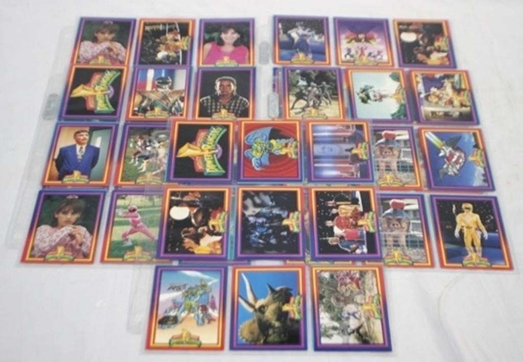 80 1994 Power Rangers cards