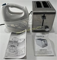 BreadKing Toaster & Hamilton Beach Hand Mixer