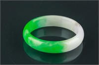 Chinese Green Jadeite Bangle