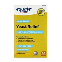 (Expired)Equate Yeast Relief  60 Count
