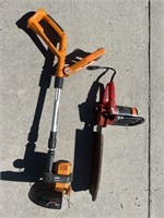 Lot of electric worx weed wacker and electric