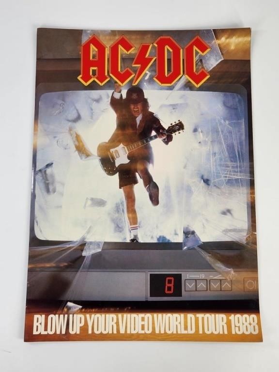 1988 ACDC BLOW UP YOUR VIDEO TOUR PROGRAM