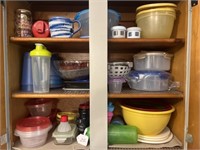 Contents of Kitchen Cabinet - Plasticware