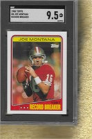 1988 Topps Joe Montana RB SGC 9.5