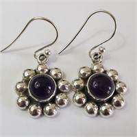 $200 Silver Amethyst Earrings