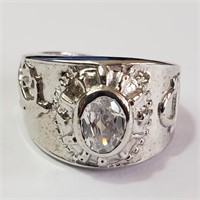 $220 Silver CZ Ring