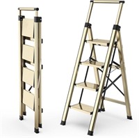 HBTower Step Ladder 4 Step Ladder Folding Aluminum