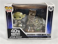 FUNKO POP! STAR WAS DAGOBAH YODA W/ HUT NIB