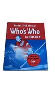 1950 Hendy's Official Who's Who in Hockey