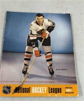 1960s NHL Magazine-Blackhawks Stan Mikita