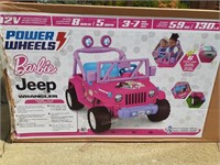 Power Wheels Barbie Jeep (new)