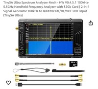 TinySA Ultra Spectrum Analyzer 4inch