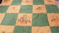 VINTAGE HAND MADE BABY QUILT