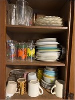Contents of Upper Kitchen Cabinet