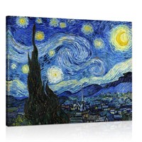 1 KINGO Van Gogh Canvas Wall Art: Starry Night