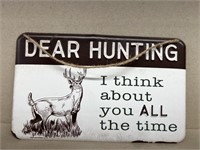 Dear hunting sign