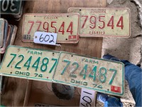 Farm license plates