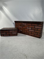 Faux Brick Photo Displays