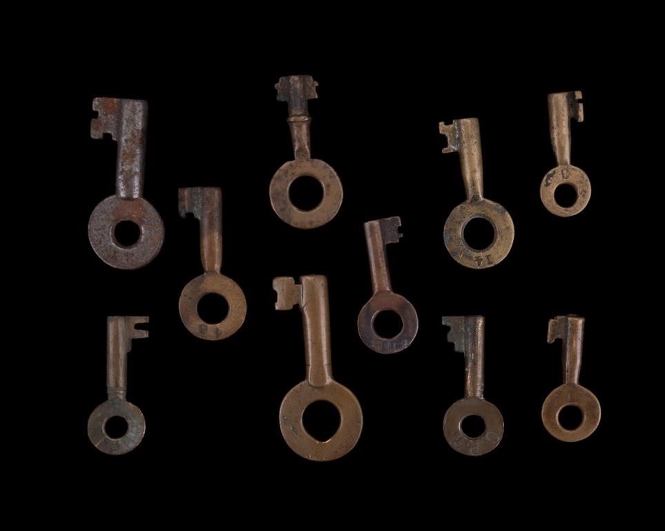 Antique Railroad Keys (10)