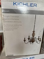 KICHLER 5 LIGHT  CHANDELIER