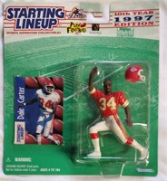 1997 Starting Lineup DALE CARTER Kansas City Chief