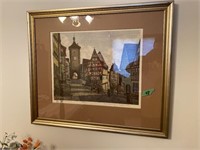Framed Artwork: Germany-signed