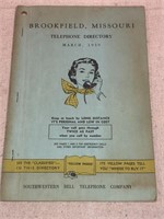 Brookfield Missouri 1959 Telephone Directory