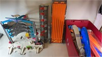 Lrg Collection Of Hot Wheels Playsets