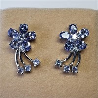 $200 S/Sil Tanzanite Earrings