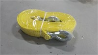 5T 30-FT Tow Strap w/ Hooks