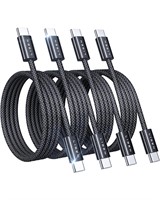 LISEN 60W USB C Cable, 4 Pack USB