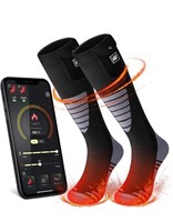 (New) ( 1 pair) (size: 19" Long) Heated Socks for