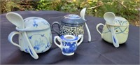 Small Vintage Japanese Porcelain Pots