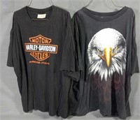 Harley-Davidson T-shirt, Eagle T-shirt, See photos