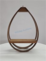 Bentwood Teardrop Hanging Shelf