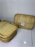 (12) Serving trays 13"x19."