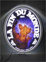 La Fin Du Monde Beer Advertising Light Up Sign