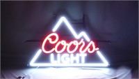 Coors Beer Advertising Light-up Sign