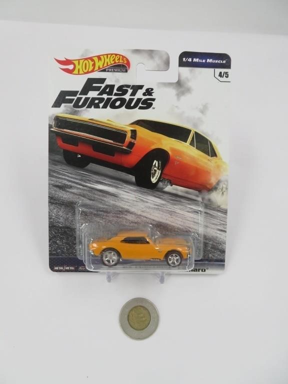 Voiture Hot Wheels Premium die cast, Fast &