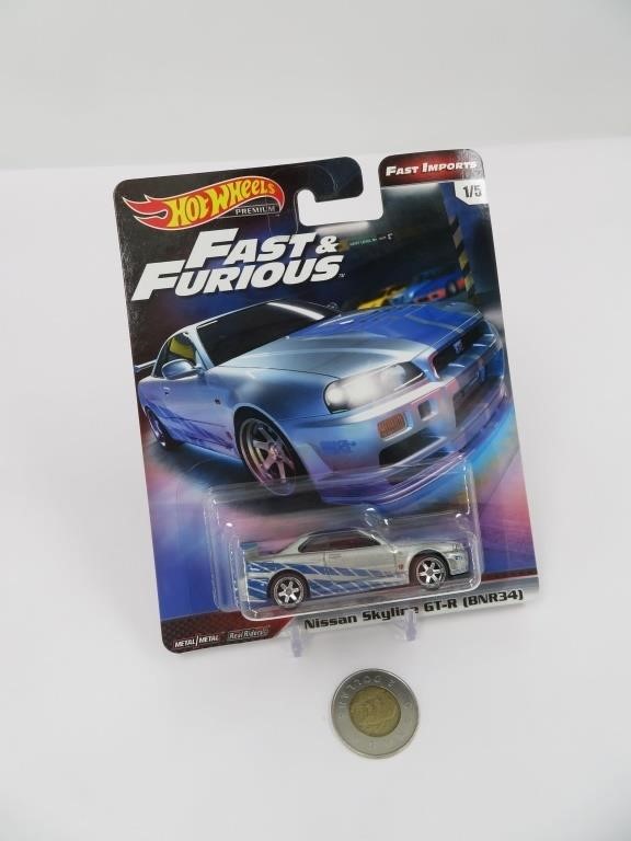 Voiture Hot Wheels Premium die cast, Fast &