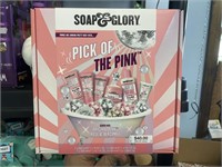 soap &glory pick of the pink bath set 6 pc set