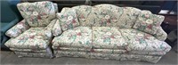 Nice Clean, Floral Sofa & Arm Chair.