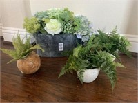 4PC FLORAL & GREENERY
