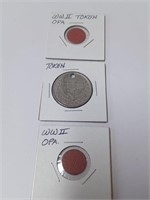 Token Lot to Include WWII Tokens and More
