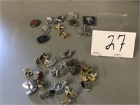 BROOCHES AND CUFF LINKS