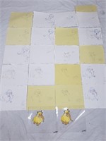 CRO Original Cel Painting & Sketches Drawings