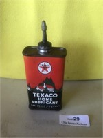 Vintage Texaco Home Lubricant Oil Oiler Can