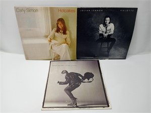 Three Vinyl Records