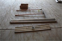 ( 3) Section Bull Float, (2) Cement Rakes & Assort